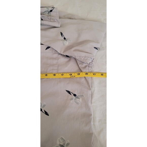 Now and Then Men's Button-Down Long Sleeve Shirt Flower Print Size XL - Picture 5 of 6